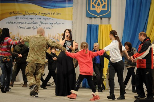 Митці-волонтери дали благодійний концерт у реабілітаційному центрі для ветеранів війни у селі Циблі